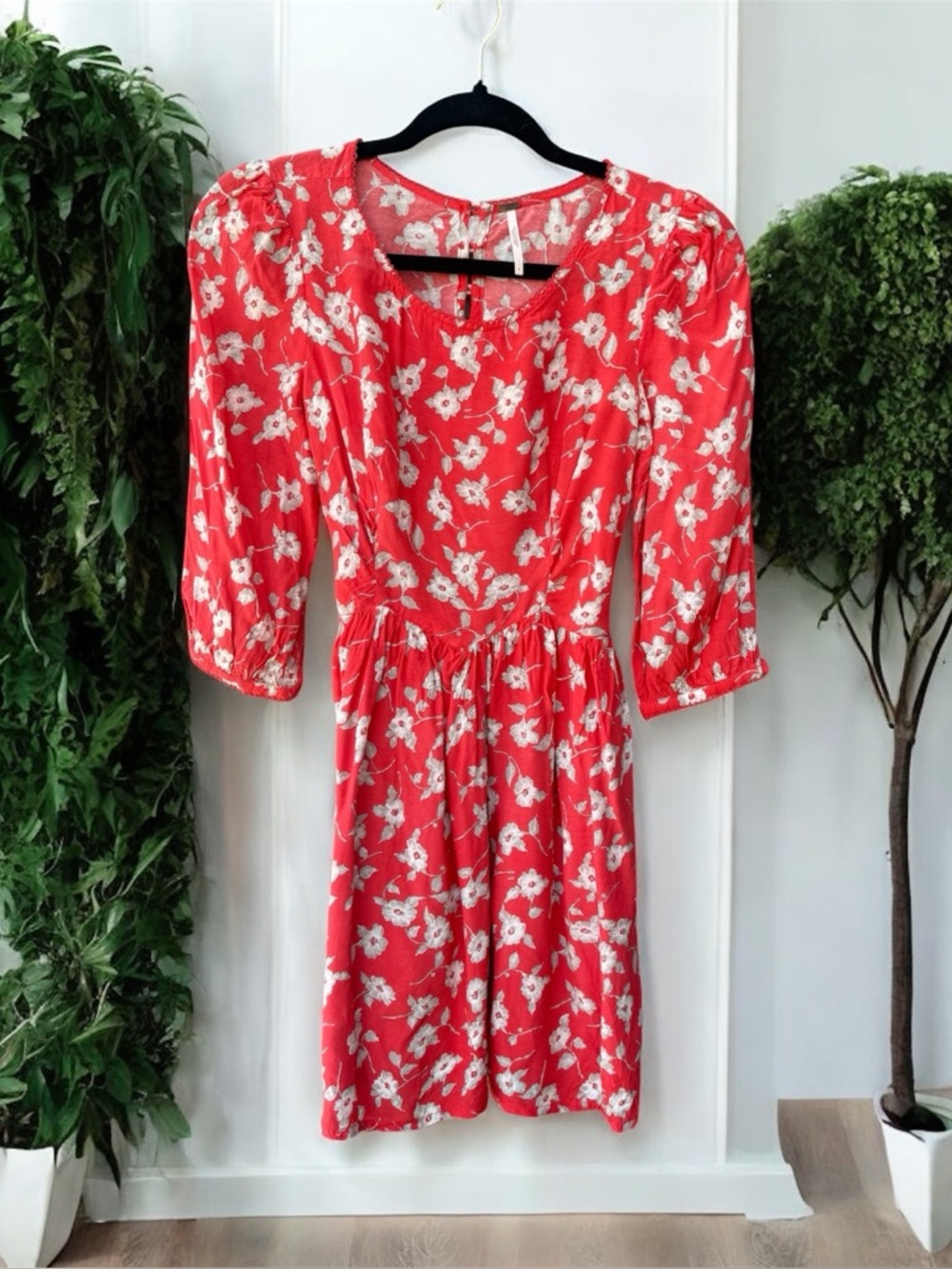Free People Floral Fit and Flare Size 0